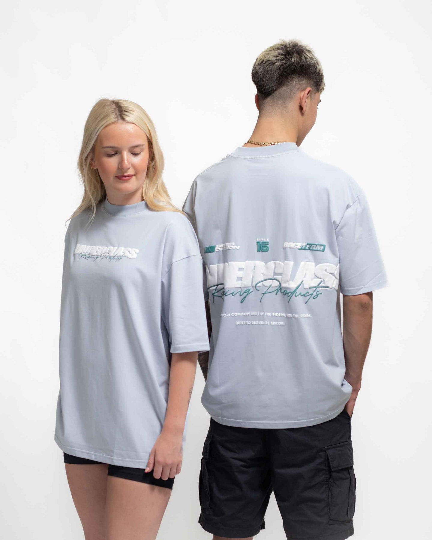 Racing Products Tee - Faded Blue