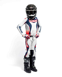 UCMX PRO Flow White Navy Youth Full Kit