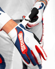 UCMX PRO Flow White Navy Gloves