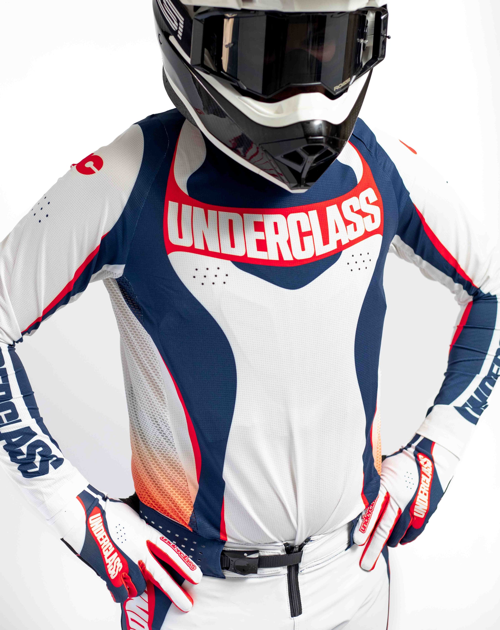 UCMX PRO Flow White Navy Full Kit