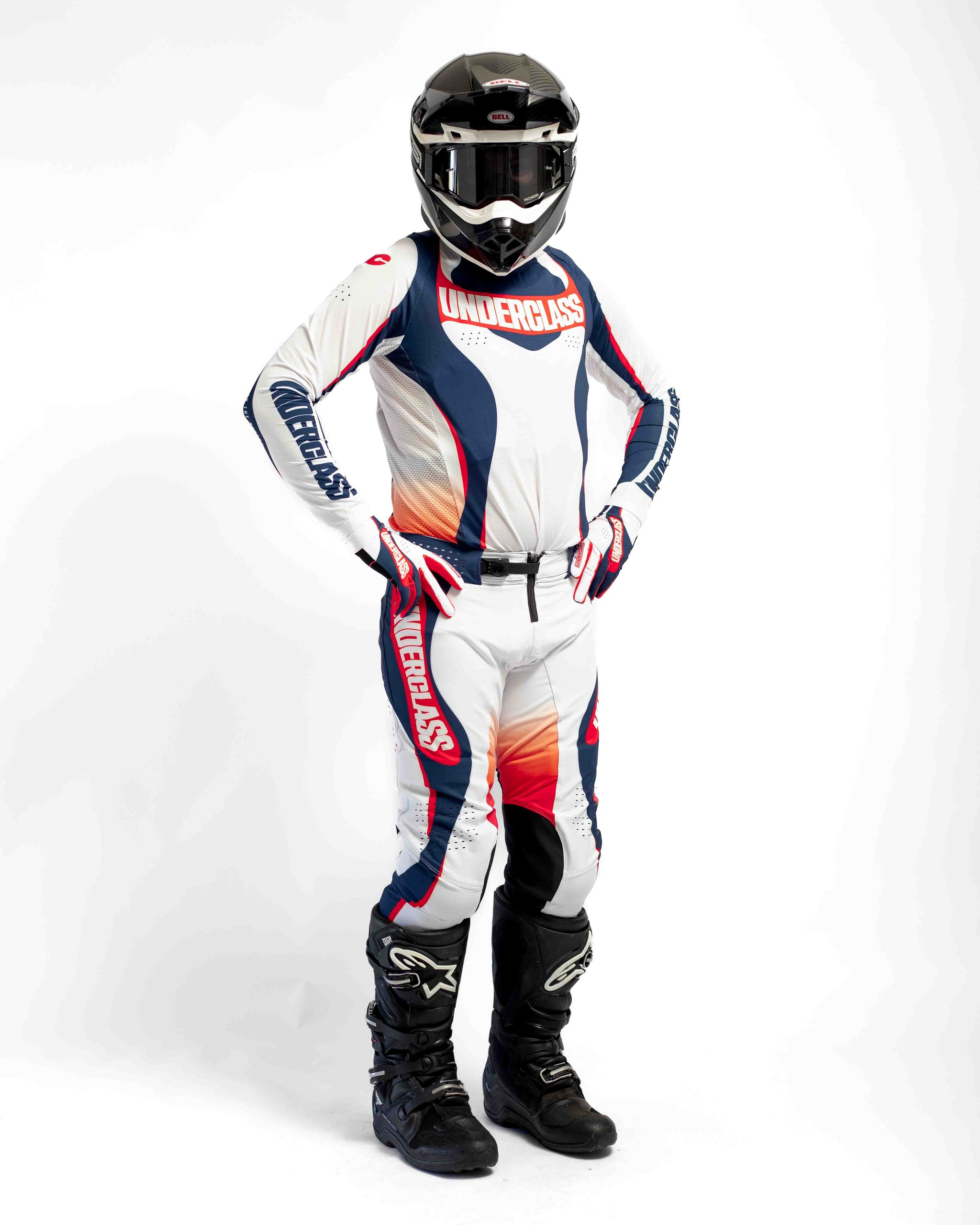 UCMX PRO Flow White Navy Full Kit