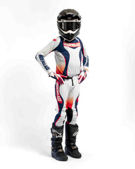 UCMX PRO Flow White Navy Youth Full Kit