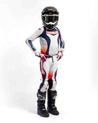 UCMX PRO Flow White Navy Youth Full Kit