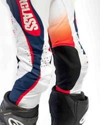 UCMX PRO Flow White Navy Youth Pants