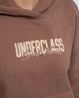 WOMENS GOOD TIMES HOOD - BROWN